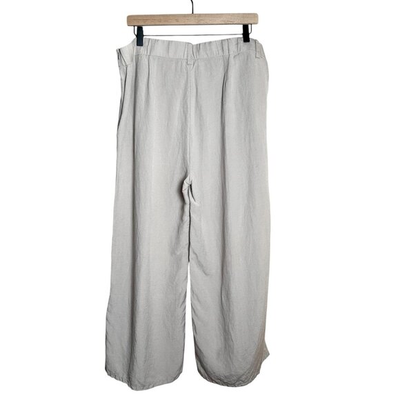 J.Jill Linen Blend Wide Leg Pants Size Large | Lightweight Coastal Grandma Beach - Picture 2 of 10